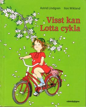 Astrid Lindgren book Swedish - Lotta - Lotta - Visst kan Lotta cykla